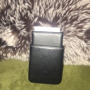 COACH business card holder